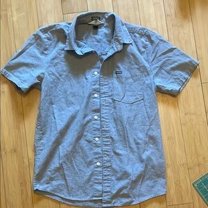 Volcom Blue Casual Button Down Shirt